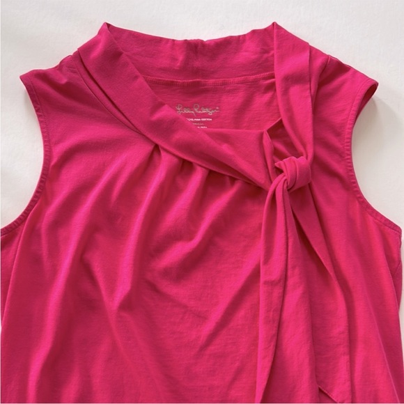 Lilly Pulitzer Sleeveless Tie Neck Top - Picture 3 of 6